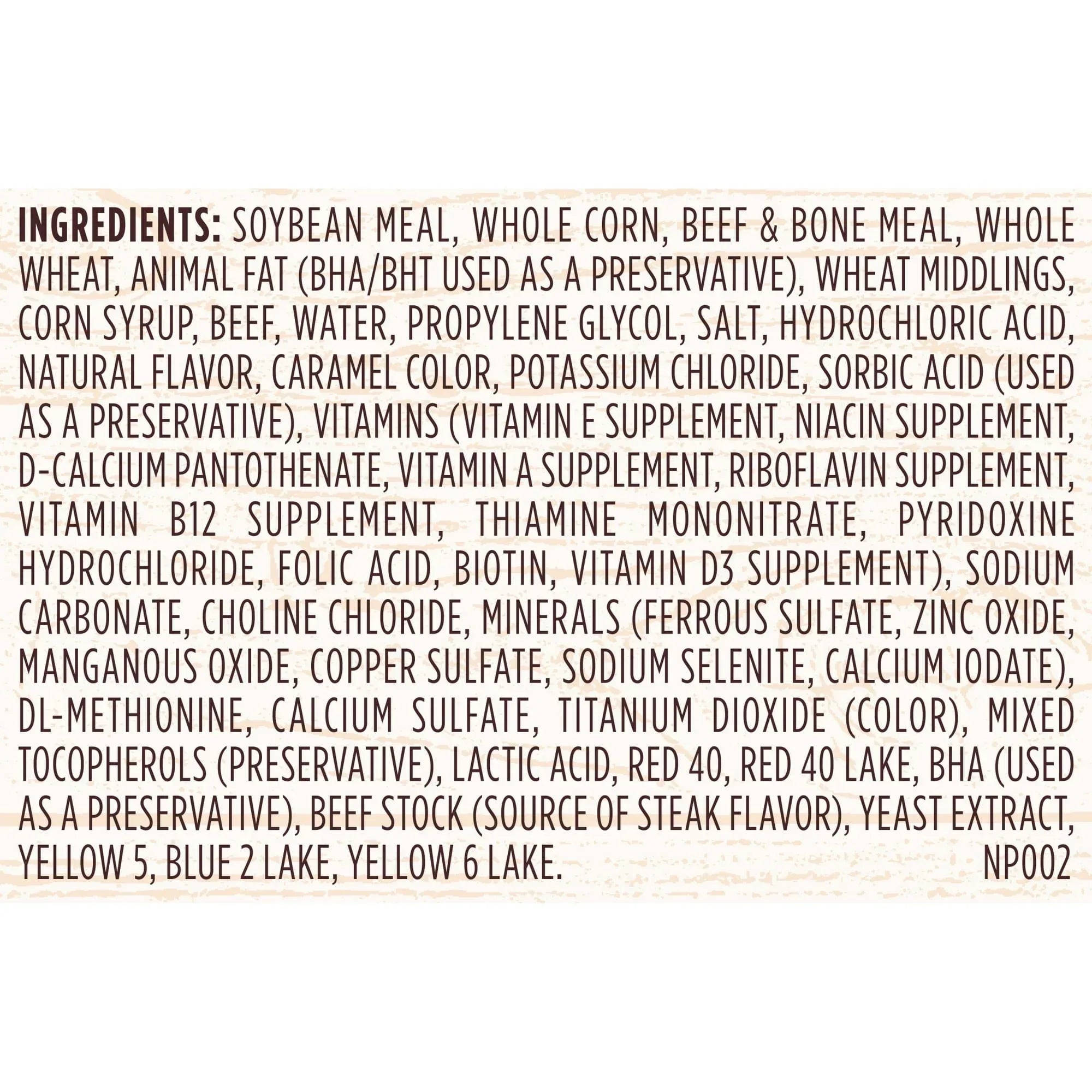 Kibbles 'n Bits Triple Steak Flavor Dry High Protein Dog Food