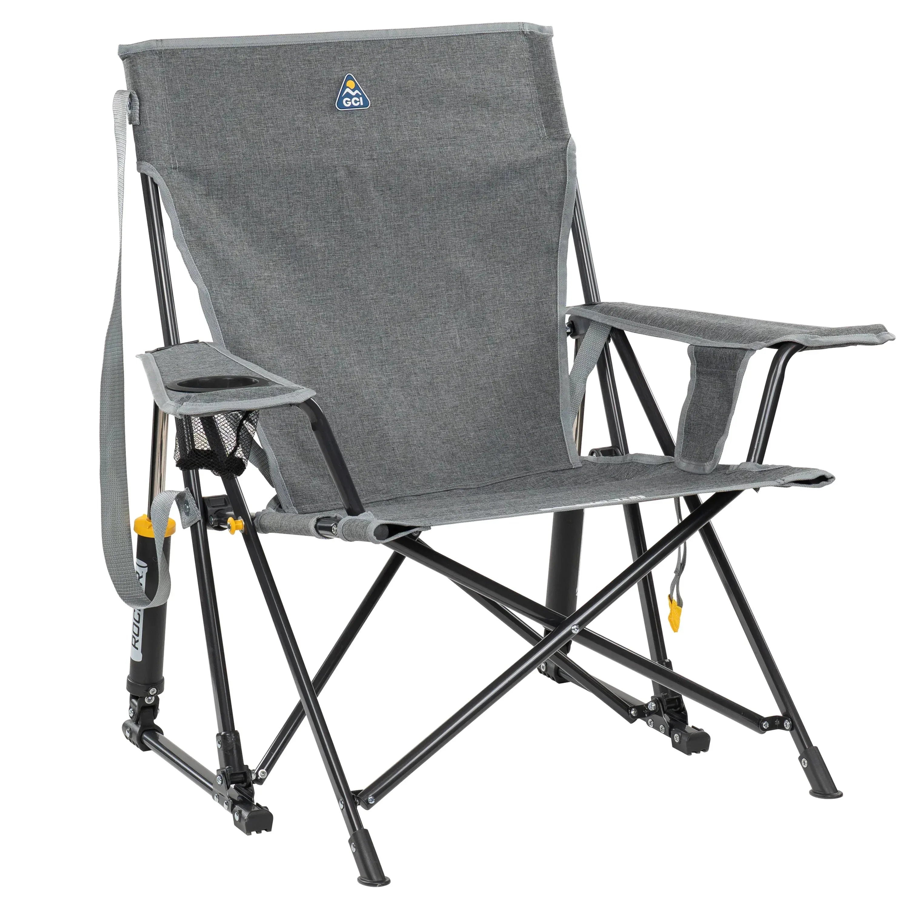 GCI Outdoor Kickback Rocker Foldable Rocking Camp Chair, Aged Fatigue - USA MEGA SHOP