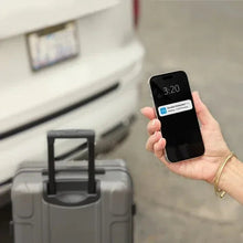 Hardwired smoke and CO detector with Ring app notification on smartphone