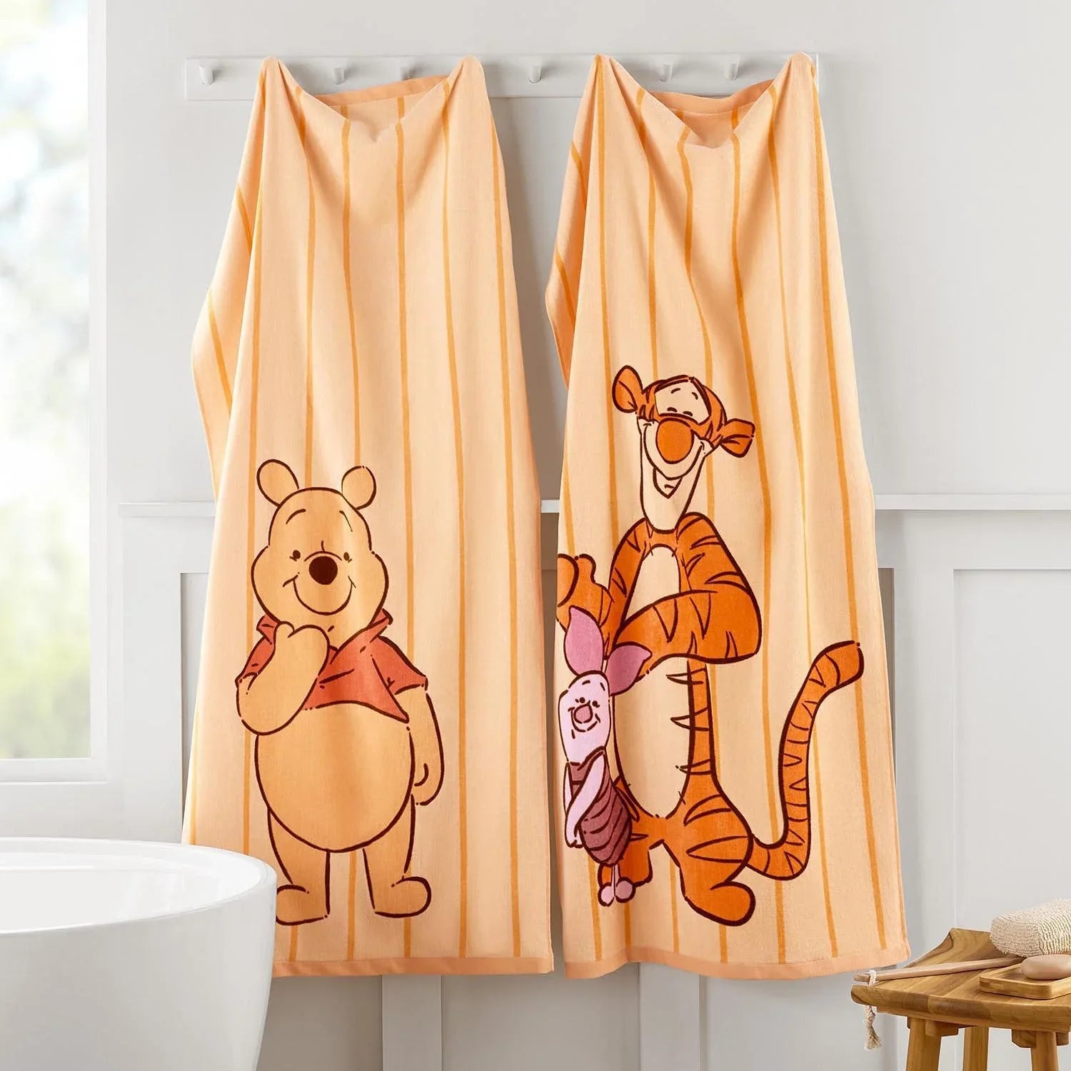 Kids' Licensed 2-Pack Cotton Bath Towels, 28" x 54" - USA MEGA SHOP