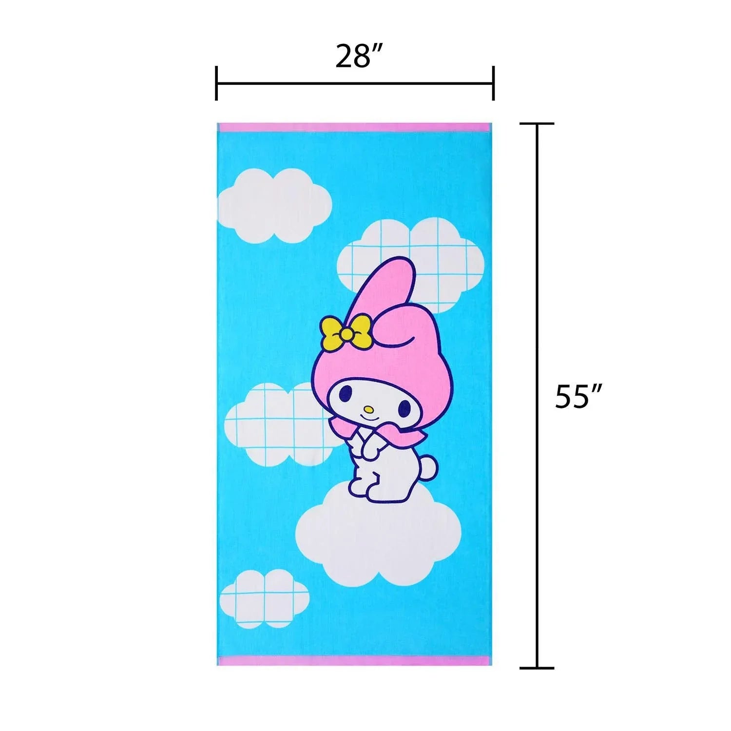 Kids' Licensed 2-Pack Cotton Bath Towels, 28" x 54" - USA MEGA SHOP