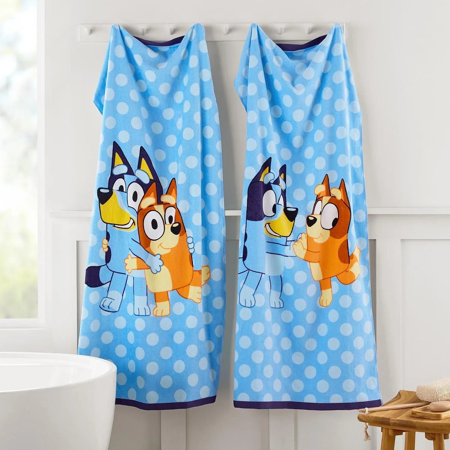 Kids' Licensed 2-Pack Cotton Bath Towels, 28" x 54" - USA MEGA SHOP