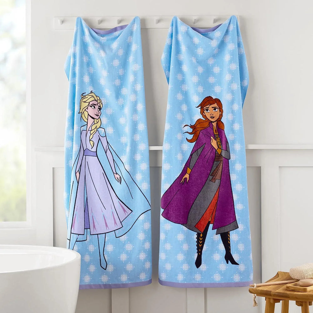 Kids' Licensed 2-Pack Cotton Bath Towels, 28" x 54" - USA MEGA SHOP
