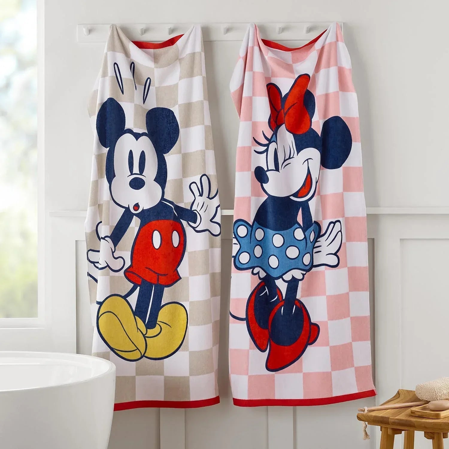 Kids' Licensed 2-Pack Cotton Bath Towels, 28" x 54"