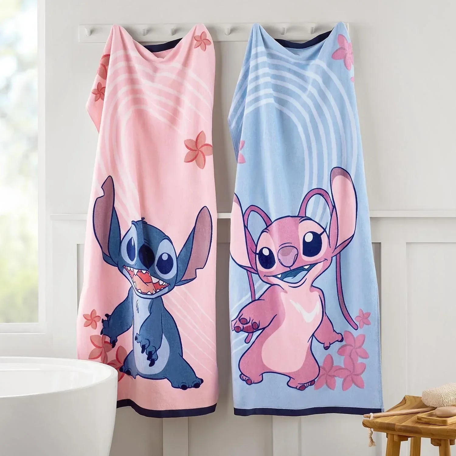 Kids' Licensed 2-Pack Cotton Bath Towels, 28" x 54"