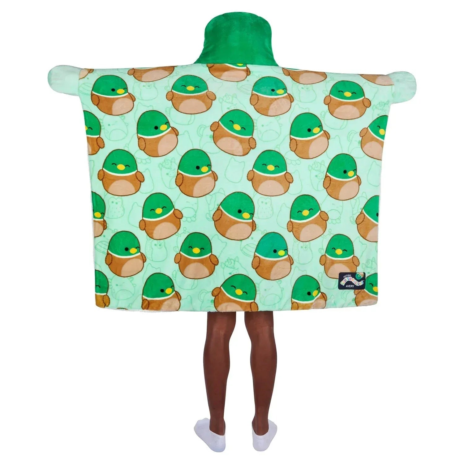 Kids Licensed 40" x 50" Hooded Throw with Sherpa Lining