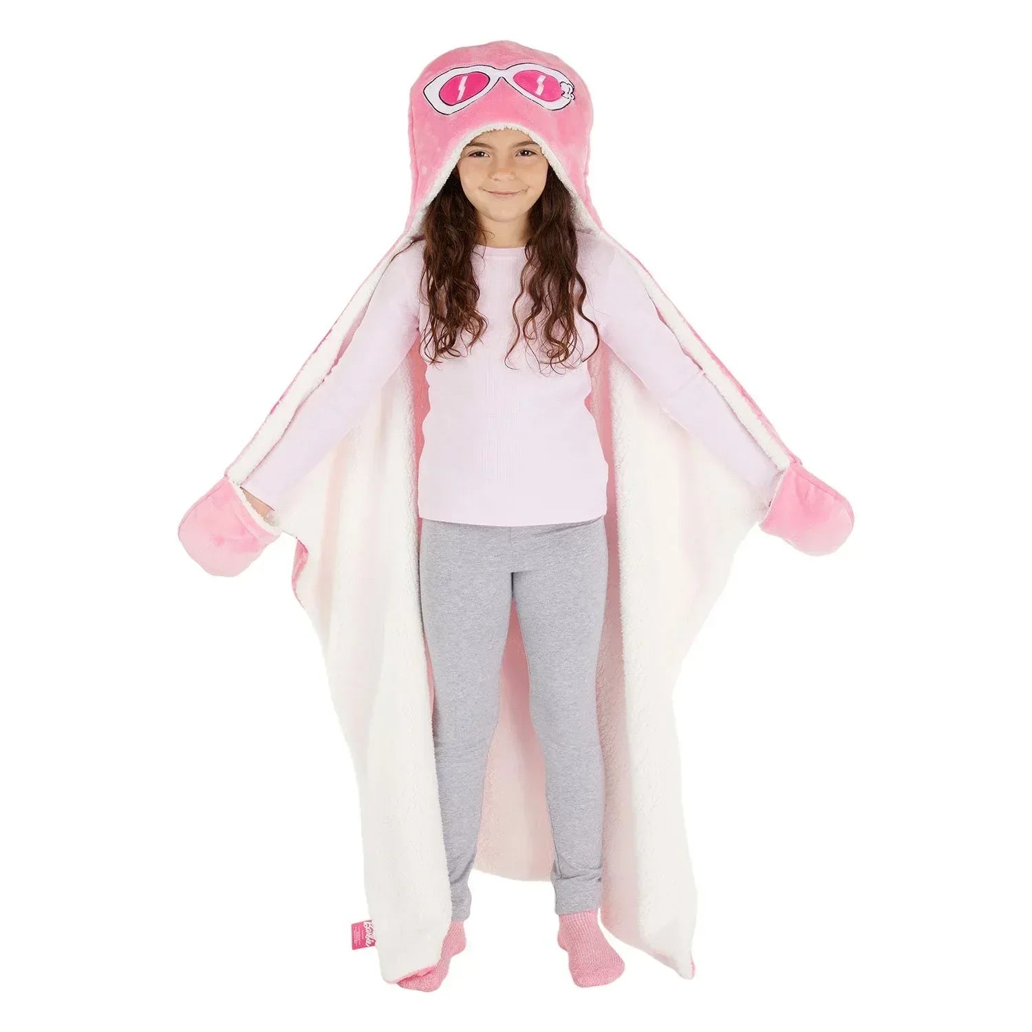 Kids Licensed 40" x 50" Hooded Throw with Sherpa Lining
