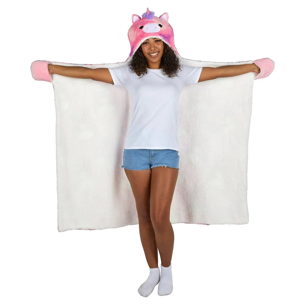Kids Licensed 40" x 50" Hooded Throw with Sherpa Lining - USA MEGA SHOP
