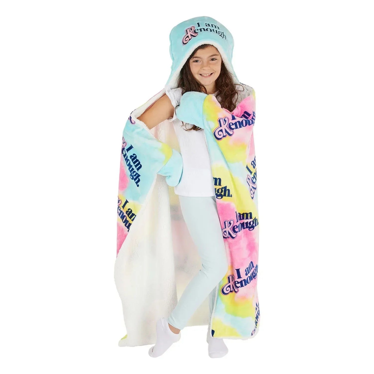 Kids Licensed 40" x 50" Hooded Throw with Sherpa Lining