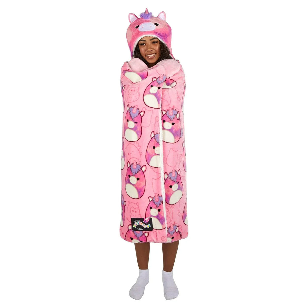 Kids Licensed 40" x 50" Hooded Throw with Sherpa Lining - USA MEGA SHOP