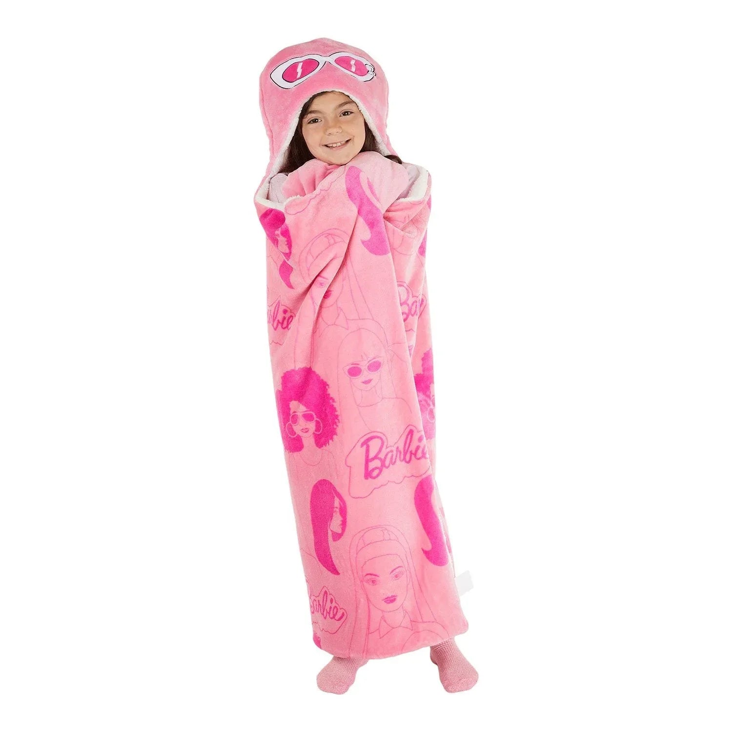 Kids Licensed 40" x 50" Hooded Throw with Sherpa Lining - USA MEGA SHOP