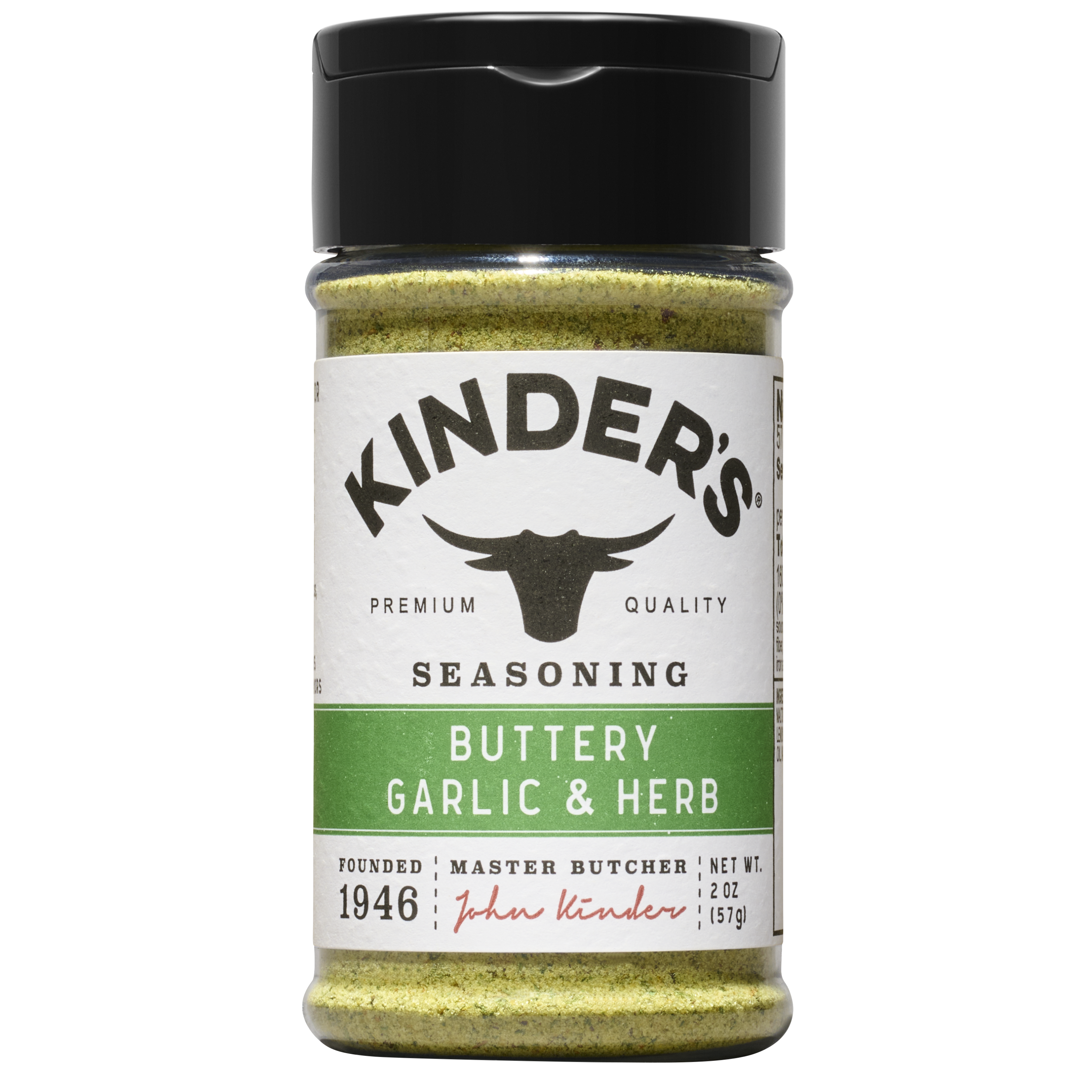 Kinder's Buttery Garlic & Herb Seasoning, 2 oz