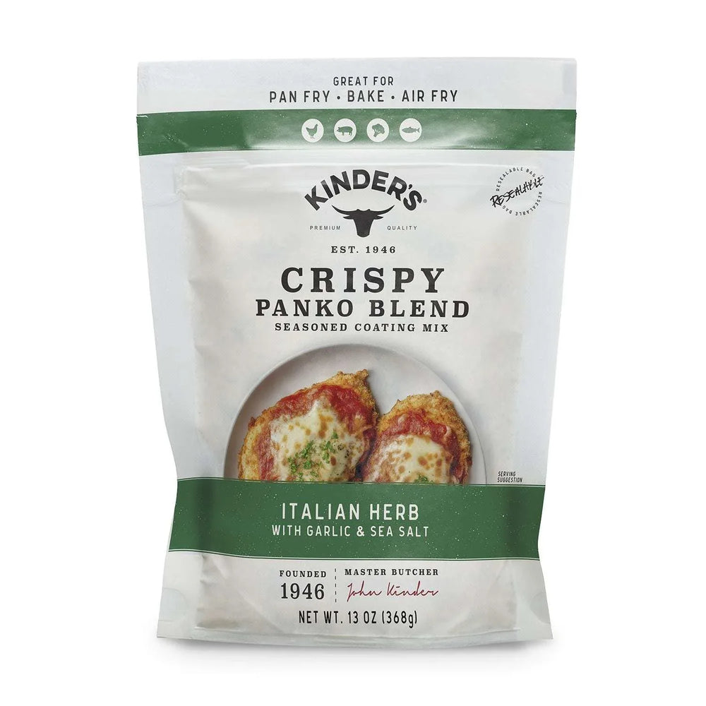 Kinder's Crispy Panko Blend, Italian Herb with Garlic and Sea Salt, 13 oz. - USA MEGA SHOP