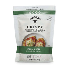 Kinder's Crispy Panko Blend, Italian Herb with Garlic and Sea Salt, 13 oz. - USA MEGA SHOP