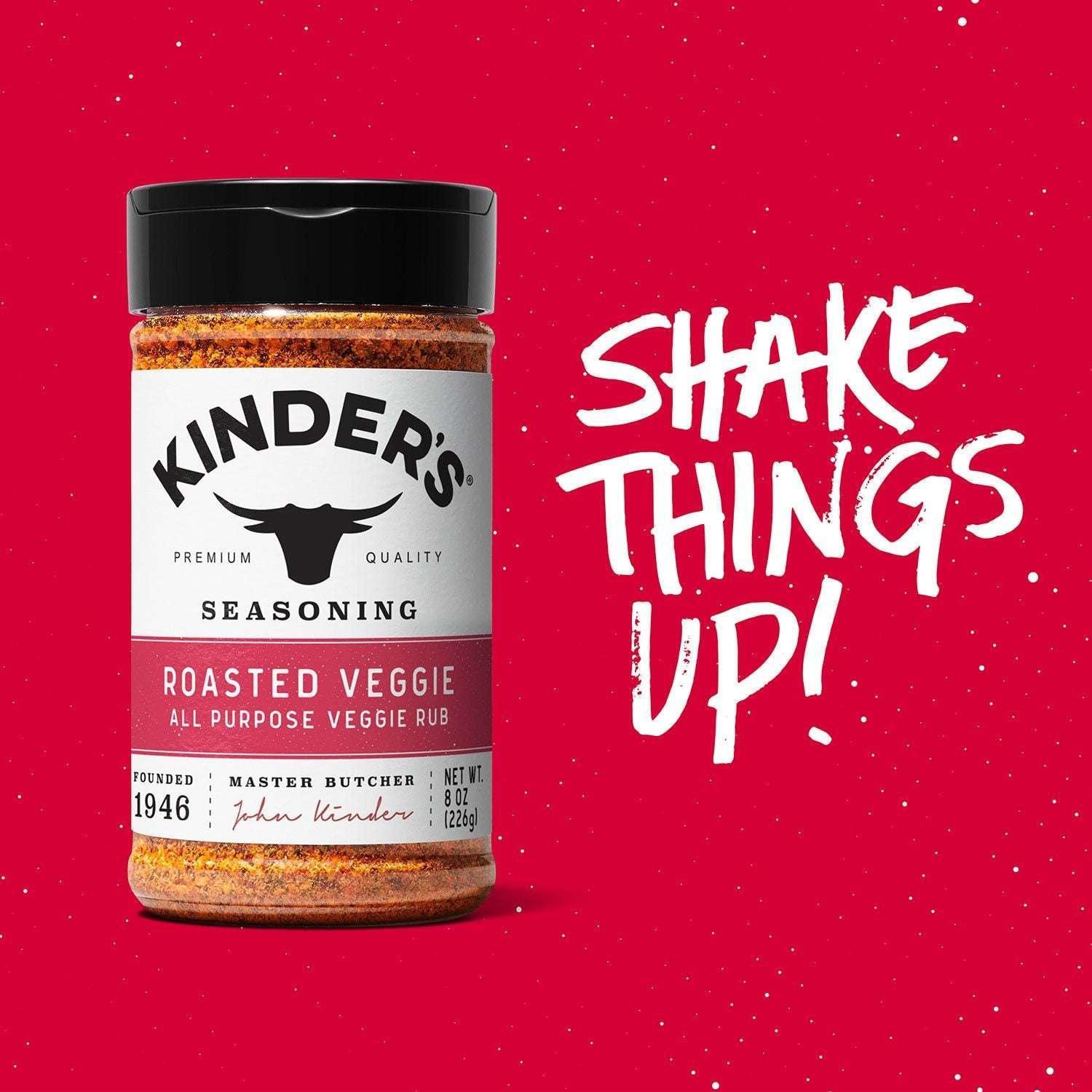 Kinder's Roasted Veggie Seasoning, 8 oz. - USA MEGA SHOP