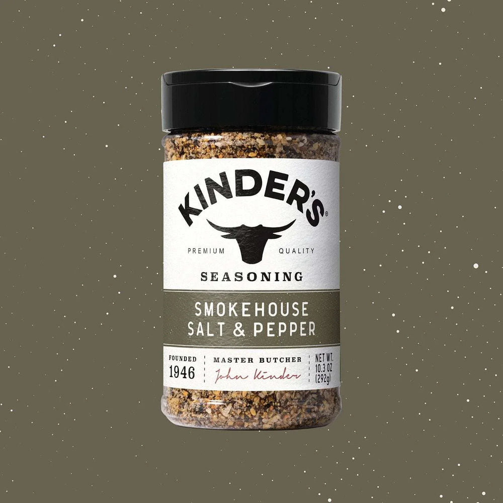 Kinder's Smokehouse Salt + Pepper Seasoning, 10.3 oz. - USA MEGA SHOP