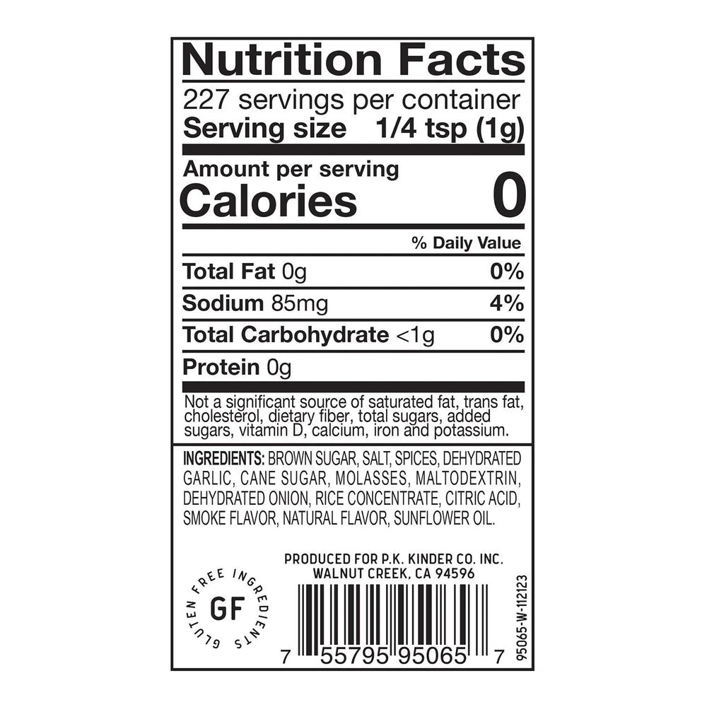 Kinder's Hickory Brown Sugar Seasoning, 8 oz. - USA MEGA SHOP