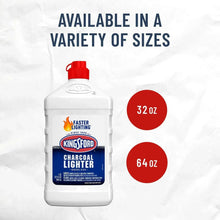 Kingsford odorless charcoal lighter fluid in 32 oz and 64 oz size options