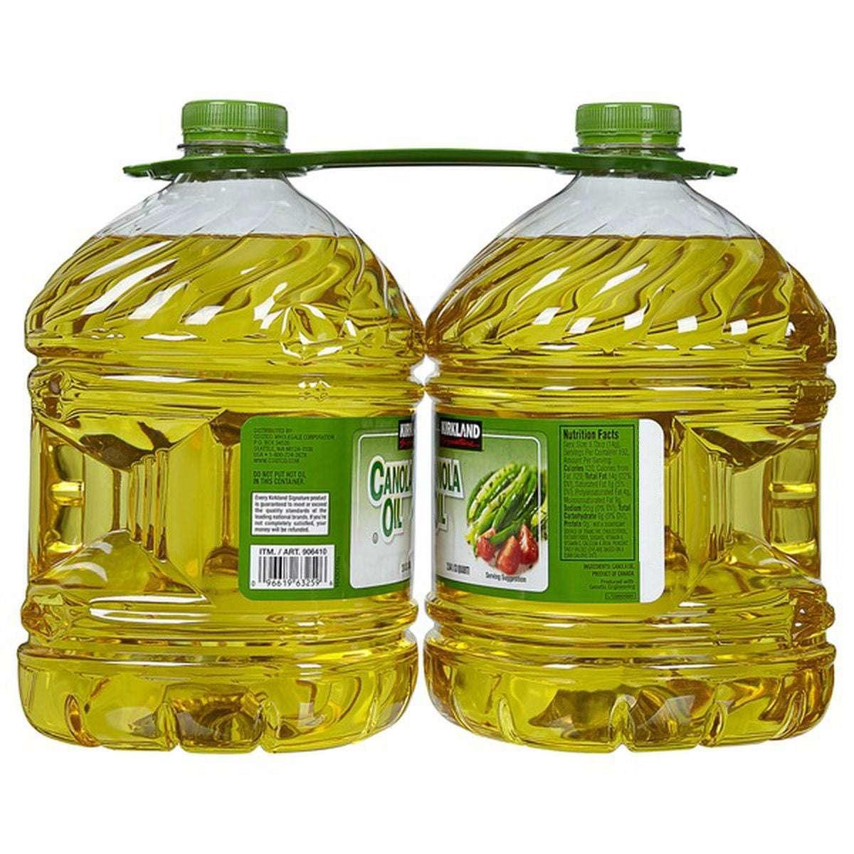 Kirkland Signature, Canola Oil, 3 qt, 2-count - USA MEGA SHOP