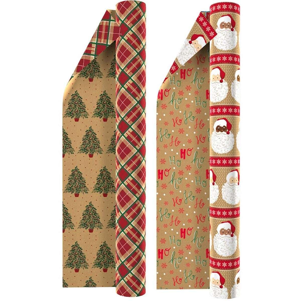 Kirkland Signature Double-sided Counter Roll Gift Wrap, 2-rolls, 540 Sq. Ft. Total