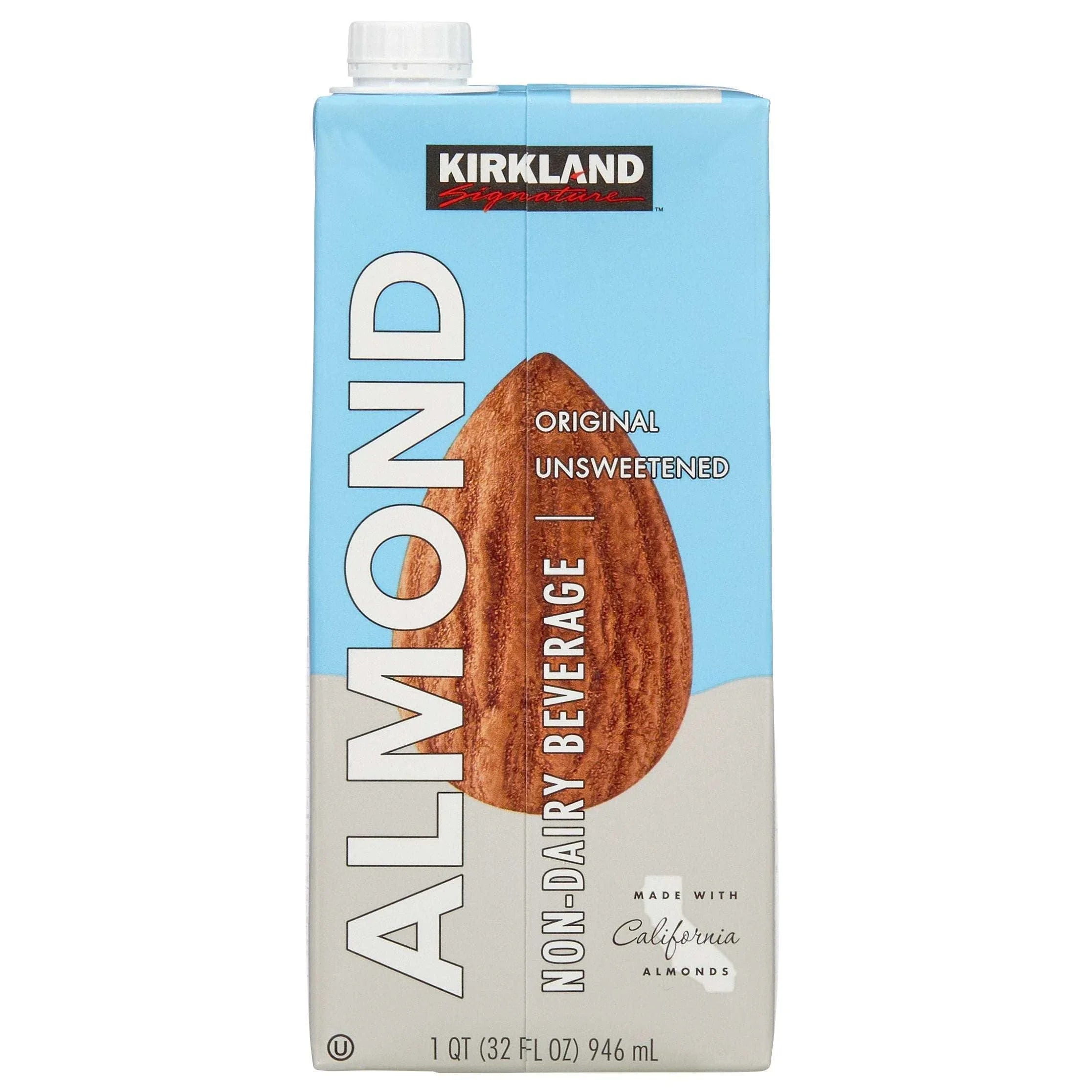 Kirkland Signature, Almond Milk, 1 qt, 12-count - USA MEGA SHOP