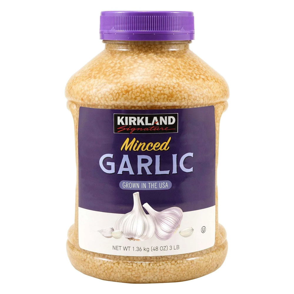 Kirkland Signature, Minced California Garlic, 48 oz - USA MEGA SHOP