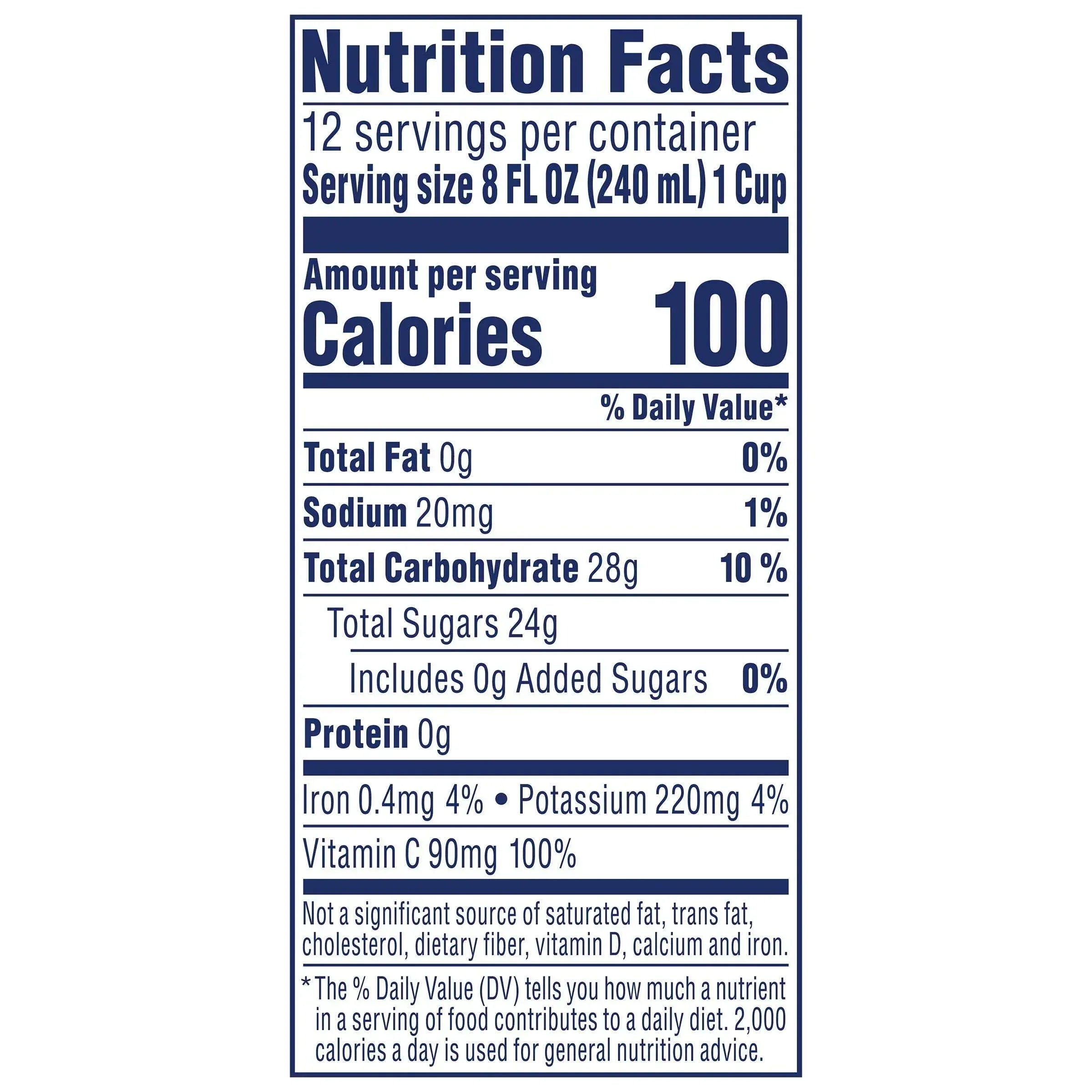 Kirkland Signature, Ocean Spray Cranberry Premium 100% Juice, 96 fl oz, 2-Count