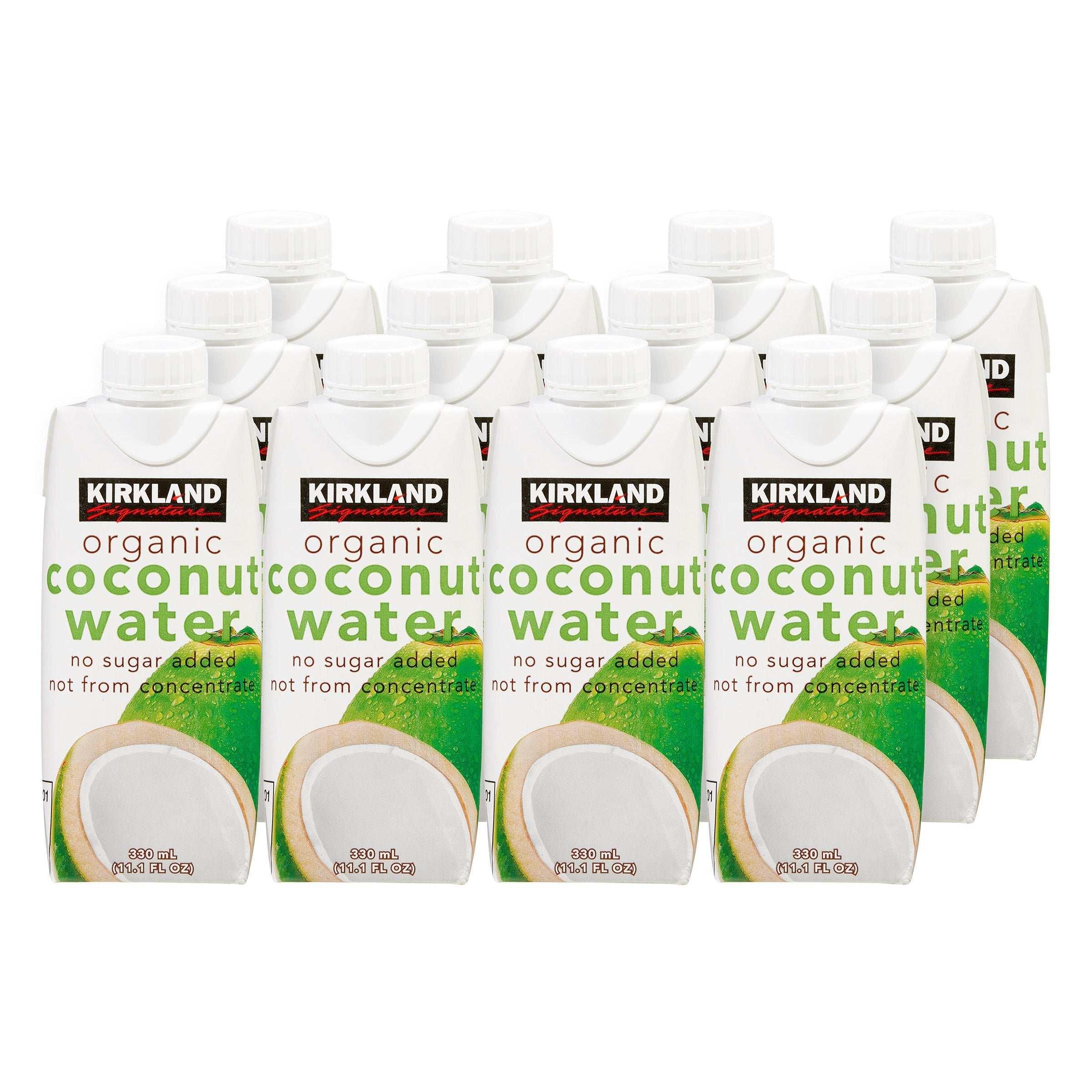 Kirkland Signature, Organic Coconut Water, 11.1 fl oz, 12-count - USA MEGA SHOP