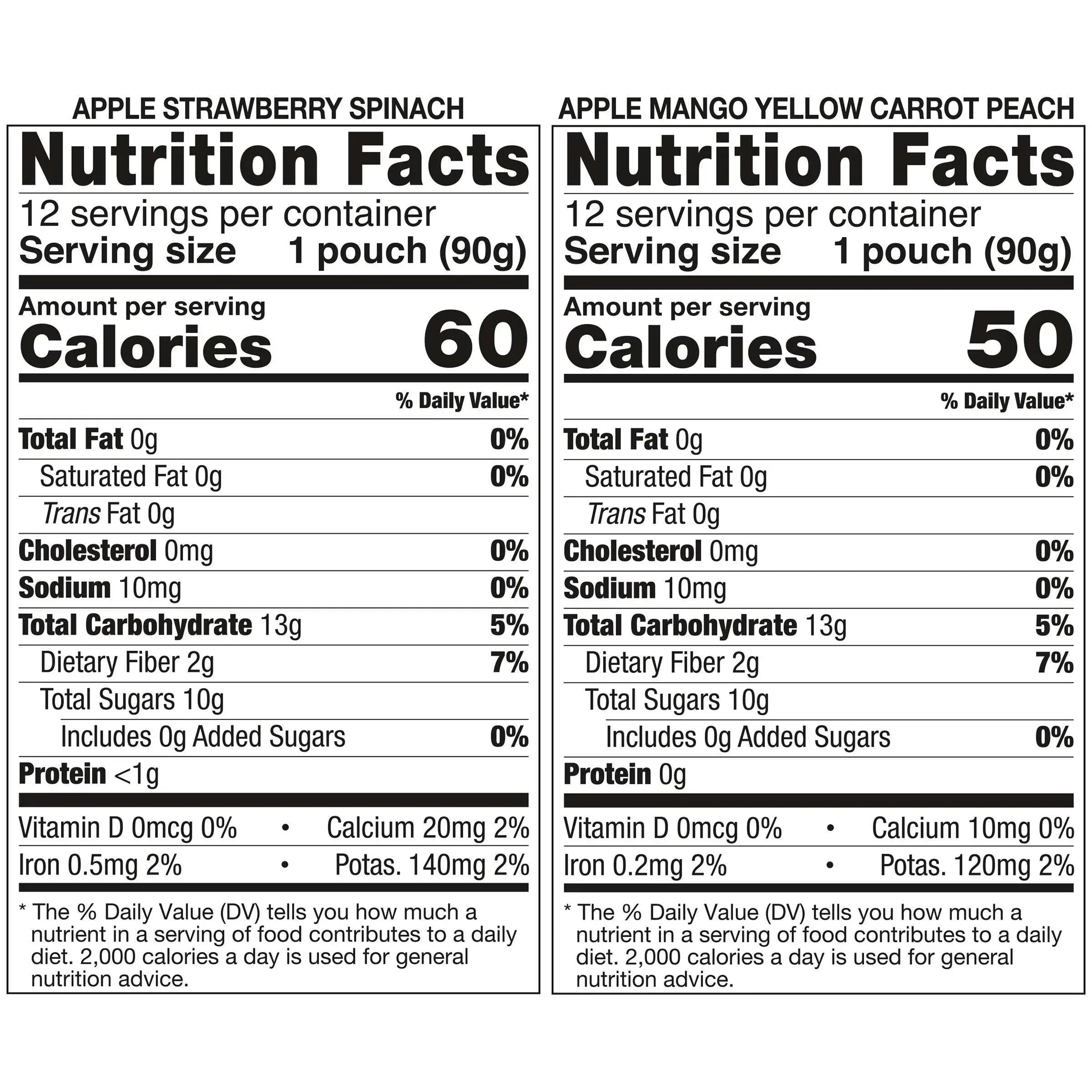 Kirkland Signature, Organic Fruit and Vegetable Pouches, Variety Pack, 3.17 oz, 24-count