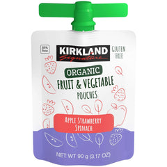 Kirkland Signature, Organic Fruit and Vegetable Pouches, Variety Pack, 3.17 oz, 24-count - USA MEGA SHOP