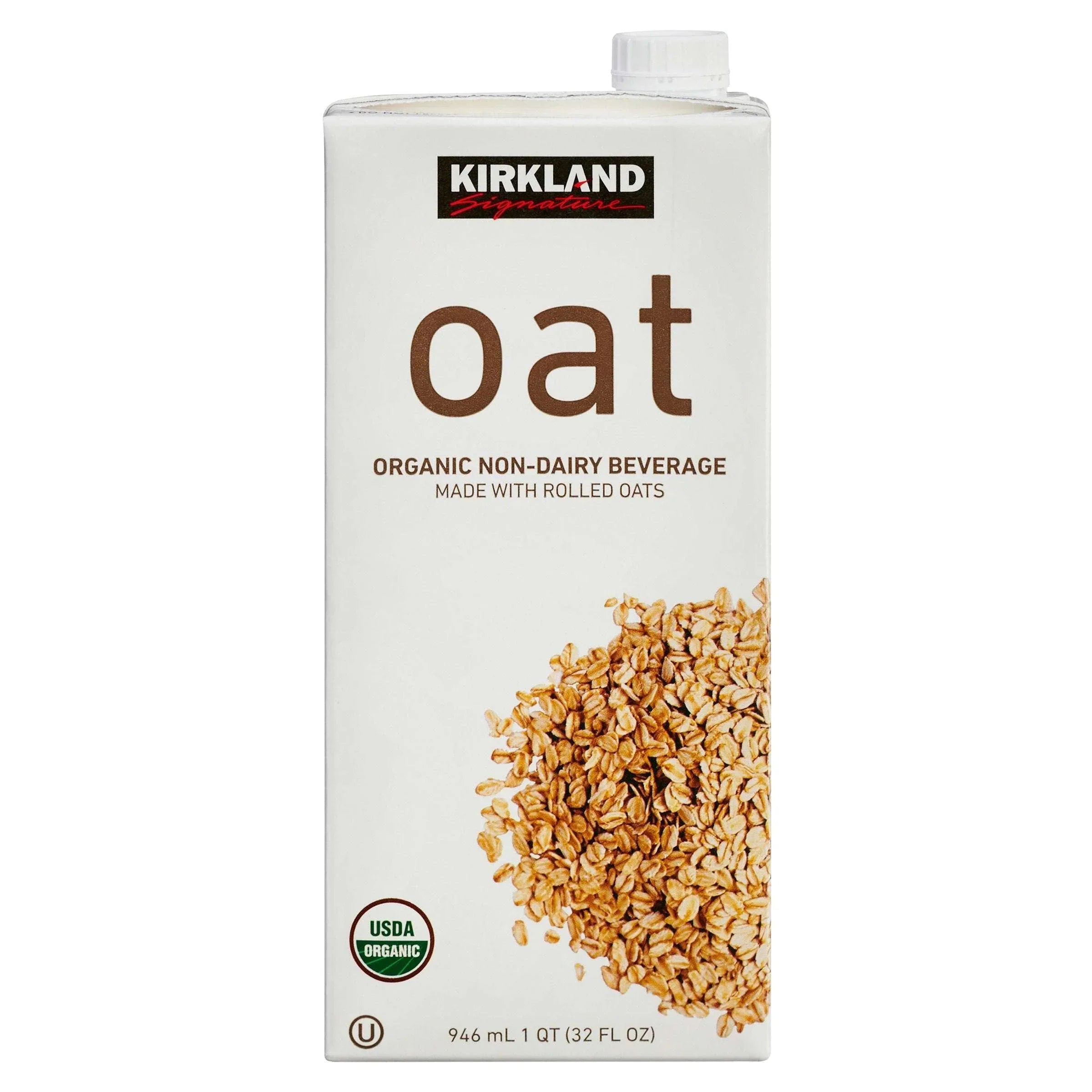 Kirkland Signature, Organic Non-Dairy Oat Beverage, 32 oz, 6-count - USA MEGA SHOP