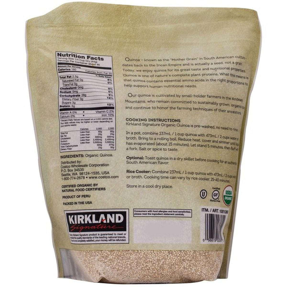 Kirkland Signature, Organic Quinoa, 4.5 lbs - USA MEGA SHOP