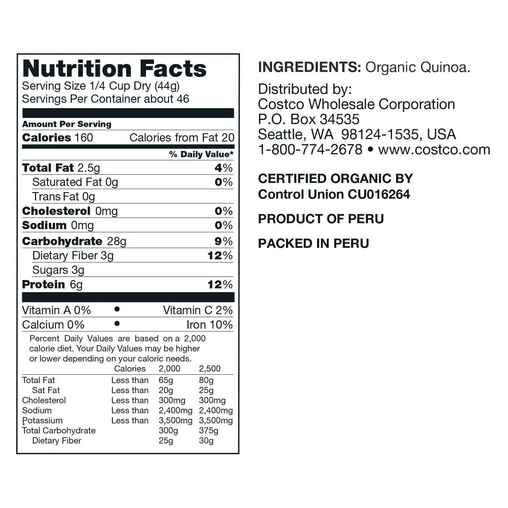Kirkland Signature, Organic Quinoa, 4.5 lbs - USA MEGA SHOP