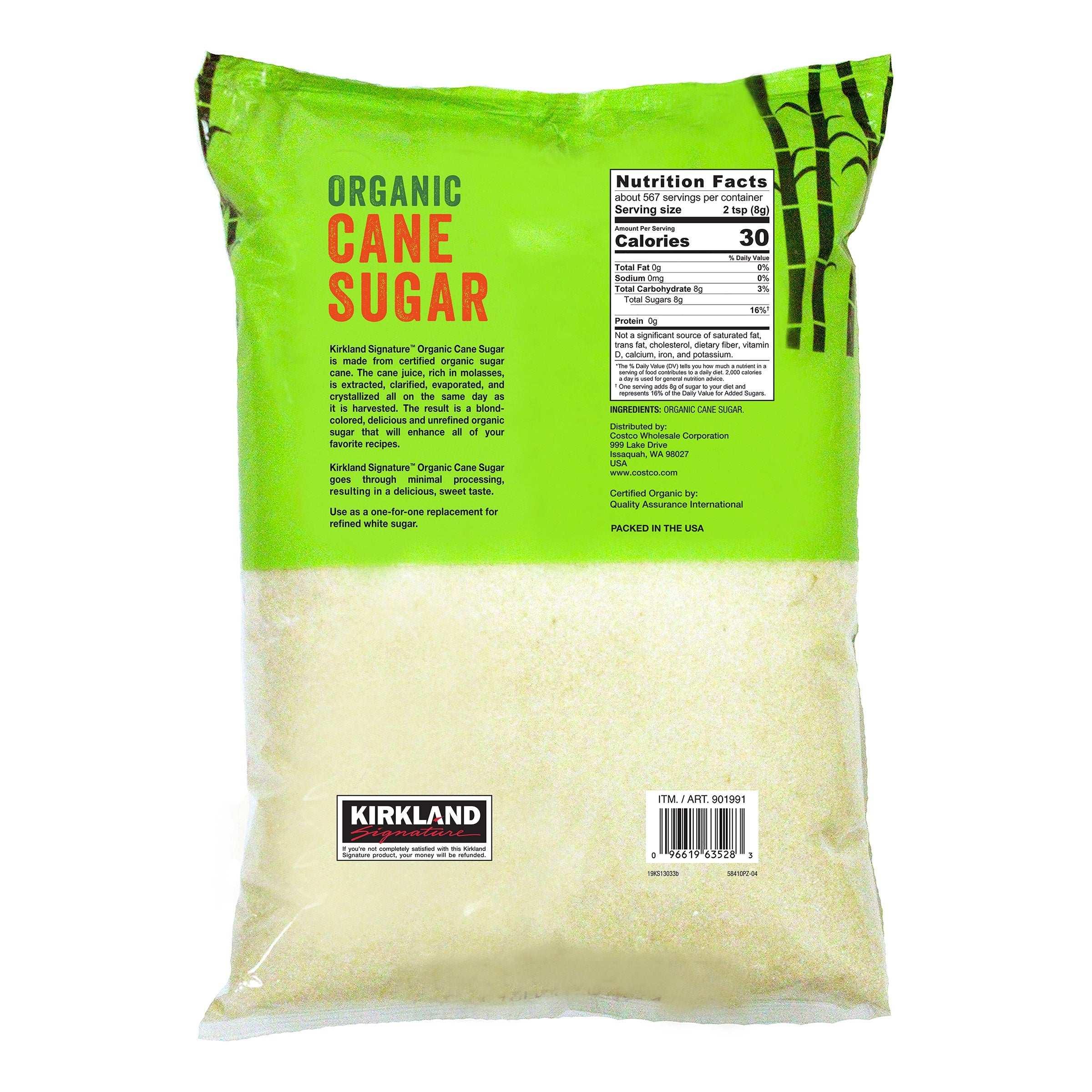 Kirkland Signature, Organic Sugar, 10 lbs - USA MEGA SHOP