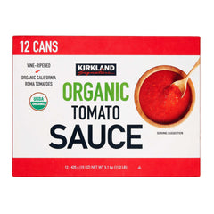 Kirkland Signature, Organic Tomato Sauce, 15 oz, 12-Count - USA MEGA SHOP