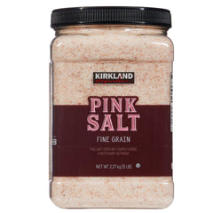 Kirkland Signature, Pink Salt, Fine Grain, 5 lbs - USA MEGA SHOP