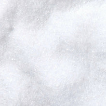 Fine sea salt crystals, granular white texture