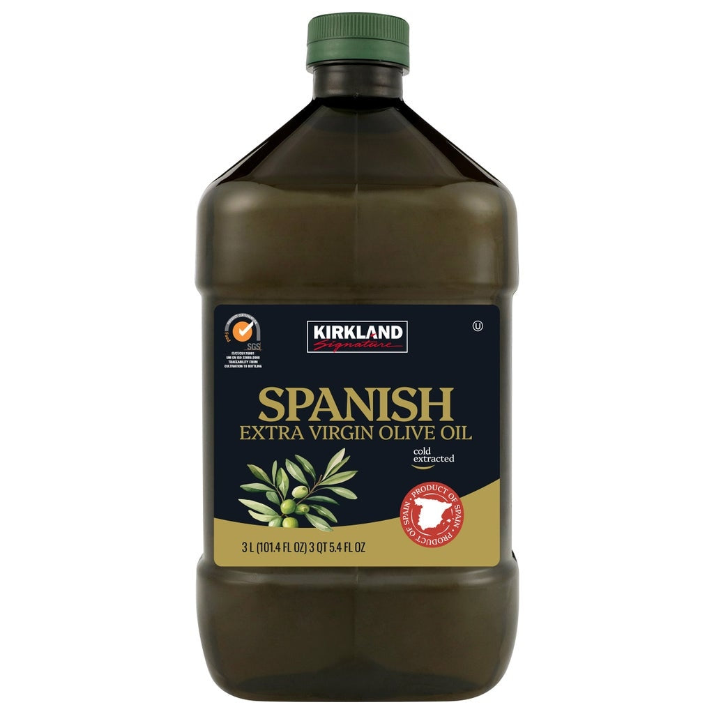 Kirkland Signature 100% Spanish Extra Virgin Olive Oil, 3 L