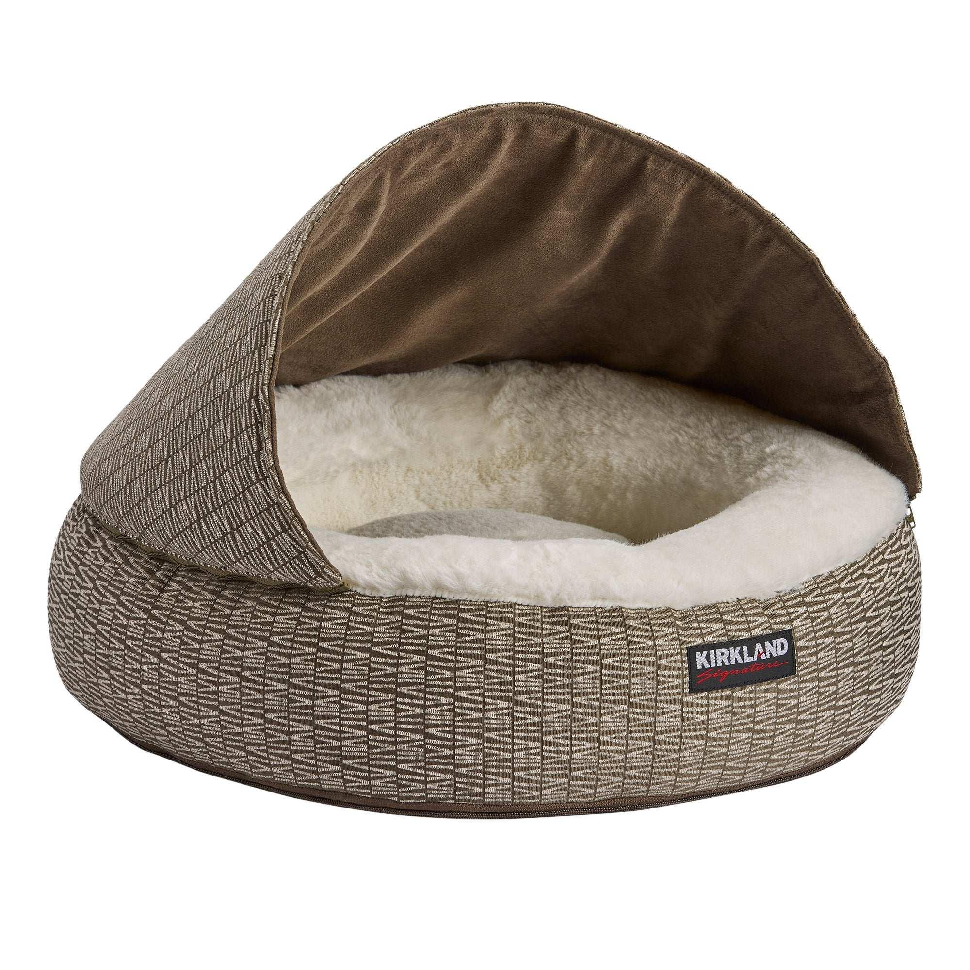 Kirkland Signature 22‚Äù Round Hooded Pet Bed - USA MEGA SHOP