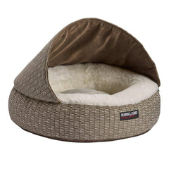 Kirkland Signature 22‚Äù Round Hooded Pet Bed - USA MEGA SHOP