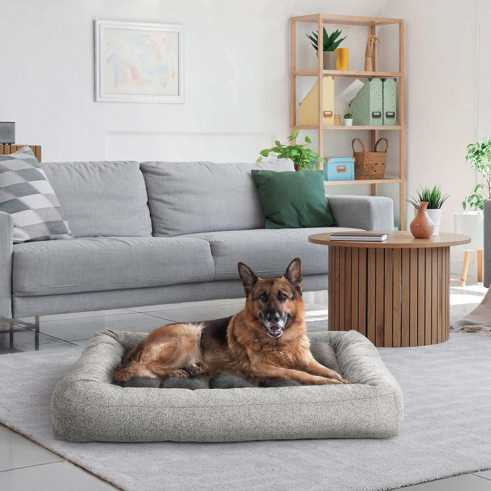 Kirkland Signature 32" X 42" Channeled Bolster Pet Bed - USA MEGA SHOP