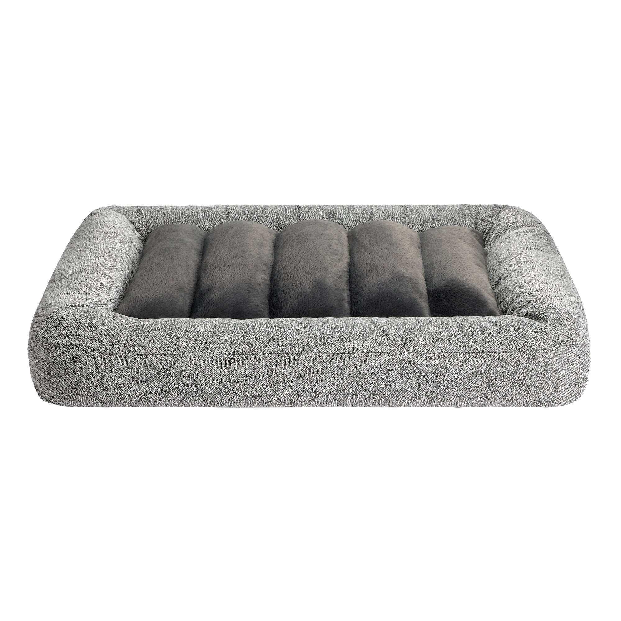 Kirkland Signature 32" X 42" Channeled Bolster Pet Bed - USA MEGA SHOP