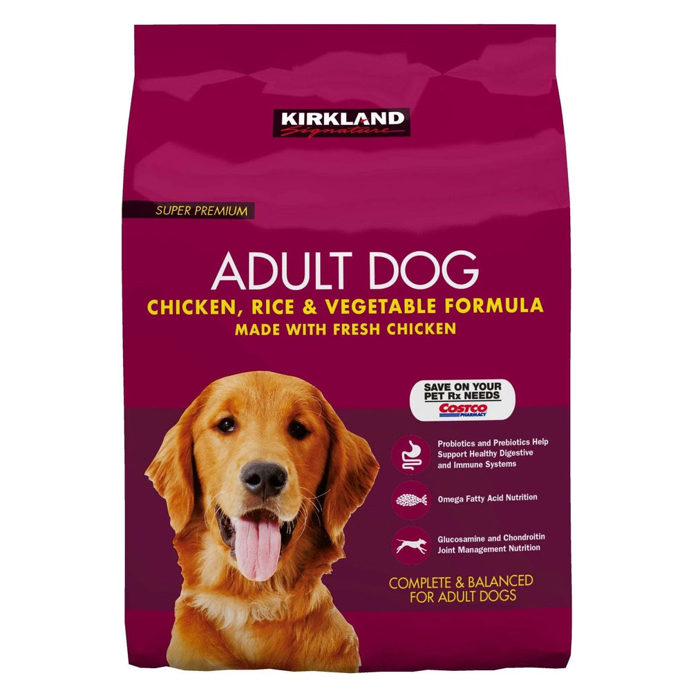 Kirkland Signature Adult Formula Chicken, Rice and Vegetable Dog Food, 40 lbs - USA MEGA SHOP