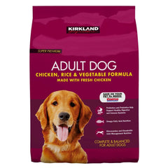 Kirkland Signature Adult Formula Chicken, Rice and Vegetable Dog Food, 40 lbs