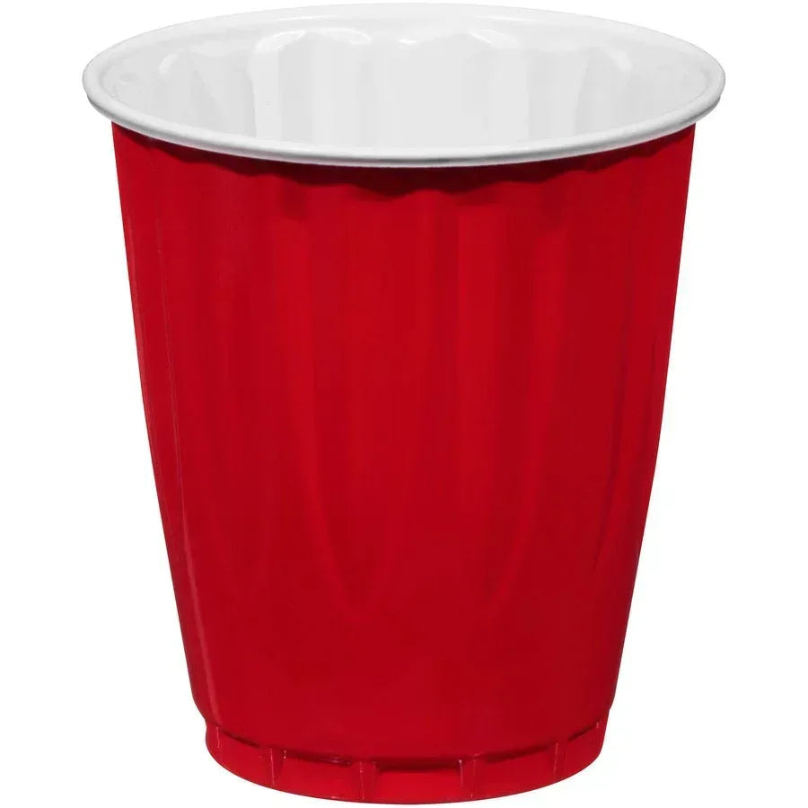 Kirkland Signature Chinet 18 oz Plastic Cup, Red, 240-count