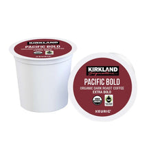 Kirkland Signature Pacific Bold organic dark roast K-Cup pods, two cups