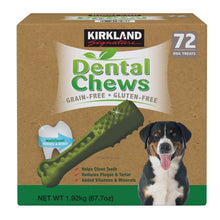 Dog dental chews box, grain-free gluten-free, 72 dog treats