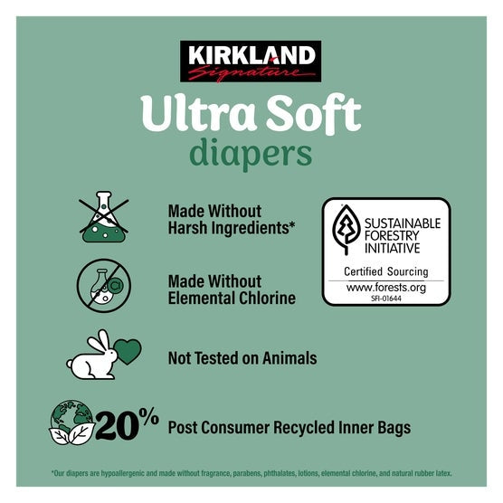 Kirkland Signature Diaper Sizes 3-7