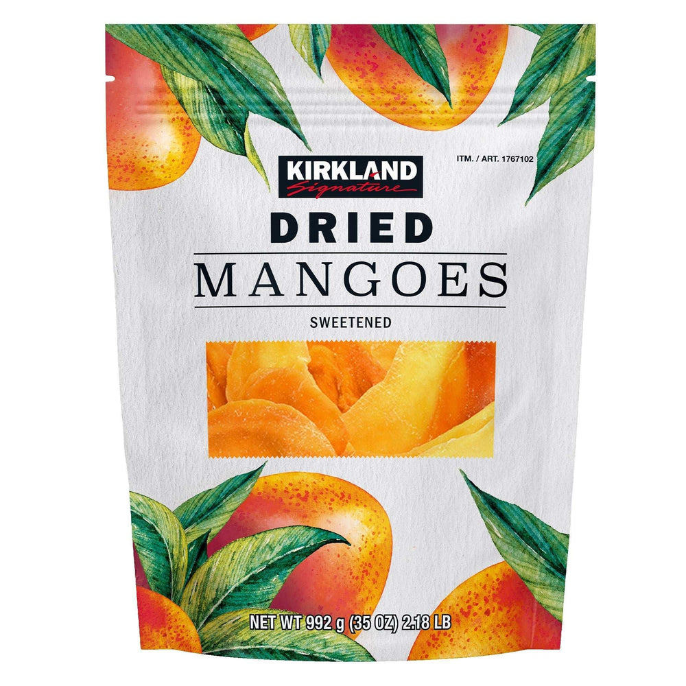 Kirkland Signature Dried Mangoes, Sweetened, 35 oz - USA MEGA SHOP