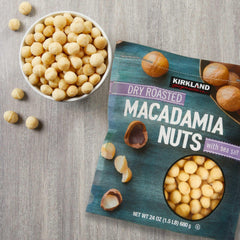 Kirkland Signature Dry Roasted Macadamia Nuts, 1.5 lbs - USA MEGA SHOP